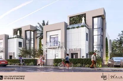Villa - 5 Bedrooms - 3 Bathrooms for sale in Beverly Hills Road - 17th District - Sheikh Zayed City - Giza