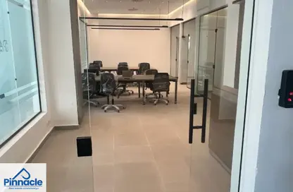 Office Space - Studio - 2 Bathrooms for rent in Mohamed Naguib Axis - North Investors Area - New Cairo City - Cairo