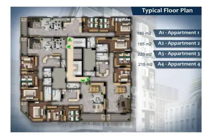 Apartment - 3 Bedrooms - 2 Bathrooms for sale in Mohammed Al Maqref St. - 6th Zone - Nasr City - Cairo