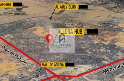 Office Space - Studio - 1 Bathroom for sale in Allora Hub - 2nd District - Sheikh Zayed City - Giza