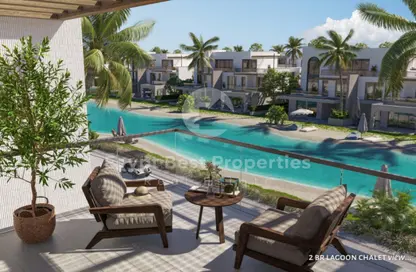 Chalet - 2 Bedrooms - 3 Bathrooms for sale in The Med - Ras Al Hekma - North Coast