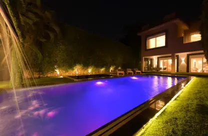Villa - 4 Bedrooms - 5 Bathrooms for rent in Al Gezira St. - South Investors Area - New Cairo City - Cairo