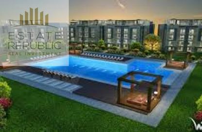 Apartment - 2 Bedrooms - 2 Bathrooms for sale in Galleria Moon Valley - South Investors Area - New Cairo City - Cairo