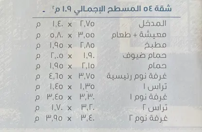شقة - 3 غرف نوم - 2 حمامات للبيع في مدينتي - القاهرة