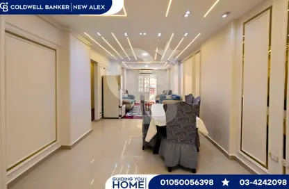 شقة - 3 غرف نوم - 2 حمامات للايجار في شارع إسكندر إبراهيم - ميامي - حي اول المنتزة - الاسكندرية