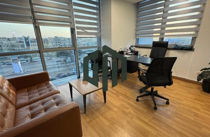 Office Space - Studio - 2 Bathrooms for rent in Bank Center Street - South Teseen St. - The 5th Settlement - New Cairo City - Cairo