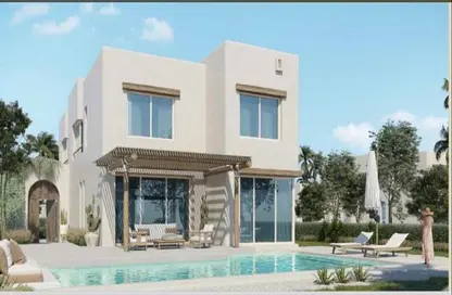 شاليه - 2 غرف نوم - 2 حمامات للبيع في هاسيندا وترز - قسم الضبعة - الساحل الشمالي