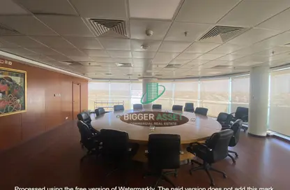 Office Space - Studio - 2 Bathrooms for rent in Bank Center Street - South Teseen St. - The 5th Settlement - New Cairo City - Cairo