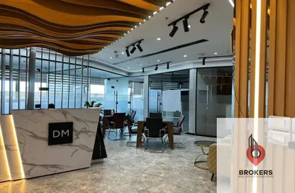 Office Space - Studio - 2 Bathrooms for rent in North Plus Mall - North Teseen St. - The 5th Settlement - New Cairo City - Cairo
