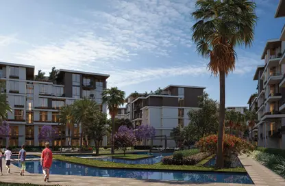 Apartment - 3 Bedrooms - 2 Bathrooms for sale in Tesla Residence - Al Wahat Road - 6 October City - Giza