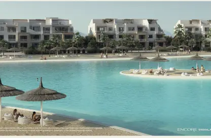 شقة - 2 غرف نوم - 2 حمامات للبيع في سوان ليك الجونة - الجونة - الغردقة - محافظة البحر الاحمر