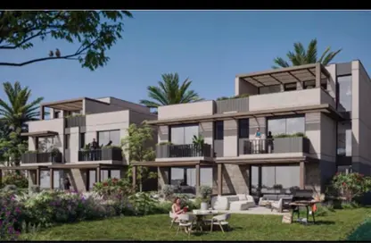 Townhouse - 3 Bedrooms - 3 Bathrooms for sale in Rivers - New Zayed City - Sheikh Zayed City - Giza