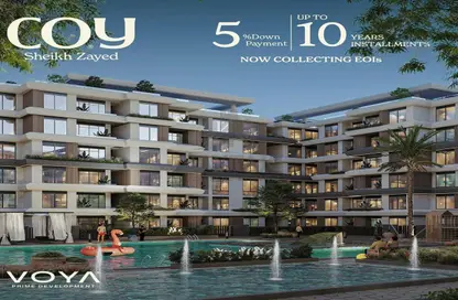 Apartment - 2 Bedrooms - 1 Bathroom for sale in Coy - Sheikh Zayed Compounds - Sheikh Zayed City - Giza