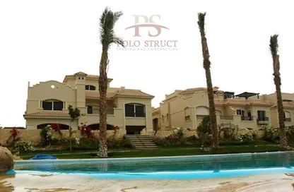 Twin House - 4 Bedrooms - 4 Bathrooms for sale in Al Patio 1 - North Investors Area - New Cairo City - Cairo