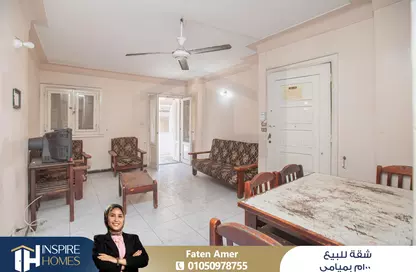 Apartment - 2 Bedrooms - 1 Bathroom for sale in Khaled Ibn Al Walid St. - Miami - Hay Awal El Montazah - Alexandria