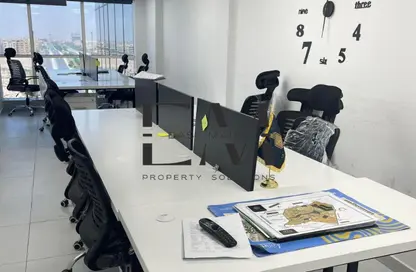 Office Space - Studio - 2 Bathrooms for rent in Business Plus - North Teseen St. - The 5th Settlement - New Cairo City - Cairo