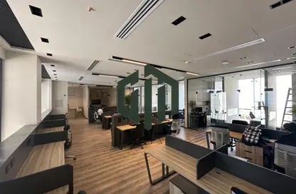Office Space - Studio - 1 Bathroom for rent in Bank Center Street - South Teseen St. - The 5th Settlement - New Cairo City - Cairo