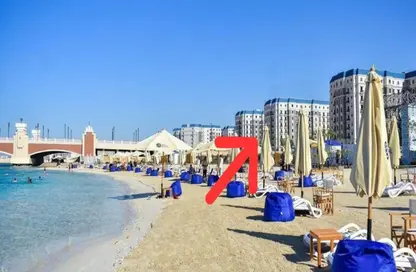 شقة - 2 غرف نوم - 2 حمامات للبيع في الحي اللاتيني - مدينة العلمين الجديدة - العلمين - الساحل الشمالي