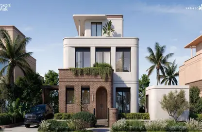 Apartment - 2 Bedrooms - 2 Bathrooms for sale in Crescent Walk - 5th Settlement Compounds - The 5th Settlement - New Cairo City - Cairo