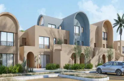 Twin House - 3 Bedrooms - 4 Bathrooms for sale in Abu Tig Marina - Al Gouna - Hurghada - Red Sea
