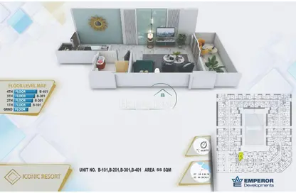 Apartment - Studio - 1 Bathroom for sale in El Hadaba District - Hurghada - Red Sea