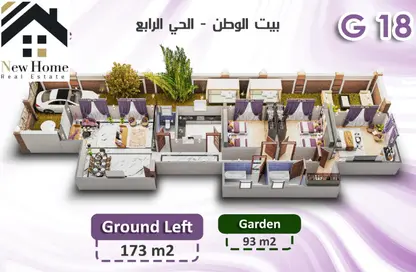 شقة - 3 غرف نوم - 3 حمامات للبيع في بيت الوطن - التجمع الخامس - مدينة القاهرة الجديدة - القاهرة