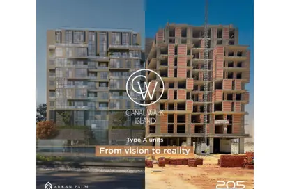 Apartment - 2 Bedrooms - 3 Bathrooms for sale in Arkan Palm 205 - Sheikh Zayed Compounds - Sheikh Zayed City - Giza
