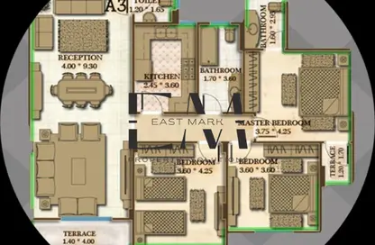 شقة - 3 غرف نوم - 3 حمامات للبيع في اللوتس الشمالي - حى اللوتس - مدينة القاهرة الجديدة - القاهرة