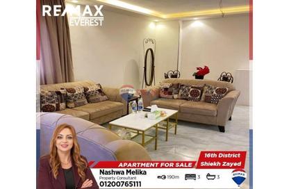 Apartment - 3 Bedrooms - 3 Bathrooms for sale in Karma Residence - 16th District - Sheikh Zayed City - Giza