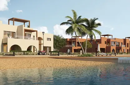 دوبلكس - 2 غرف نوم - 2 حمامات للبيع في سوان ليك الجونة - الجونة - الغردقة - محافظة البحر الاحمر