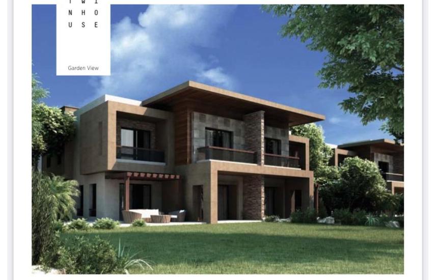 Twin House for Sale in New Giza Twin house,westridge New Giza with