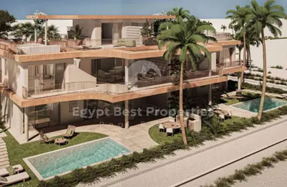 Chalet - 2 Bedrooms - 3 Bathrooms for sale in Ramla - Ras Al Hekma - North Coast