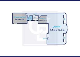 شقة - 2 غرف نوم - 1 حمام for للبيع in شارع ممفيس - الإبراهيمية - حي وسط - الاسكندرية
