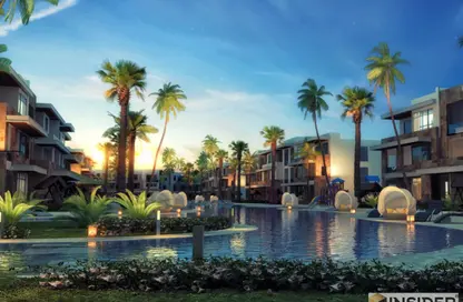 Chalet - 2 Bedrooms - 2 Bathrooms for sale in Azha - Al Ain Al Sokhna - Suez