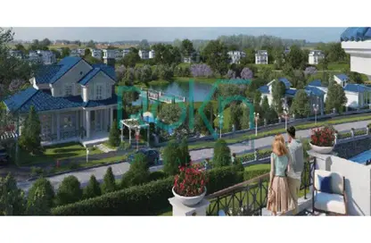 iVilla - 3 Bedrooms - 3 Bathrooms for sale in Mountain View iCity October - 6 October Compounds - 6 October City - Giza