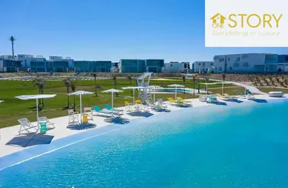Chalet - 3 Bedrooms - 3 Bathrooms for sale in Marseilia Beach 5 - Ras Al Hekma - North Coast