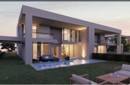 Twin House - 4 Bedrooms - 4 Bathrooms for sale in Lake West - Sheikh Zayed Compounds - Sheikh Zayed City - Giza