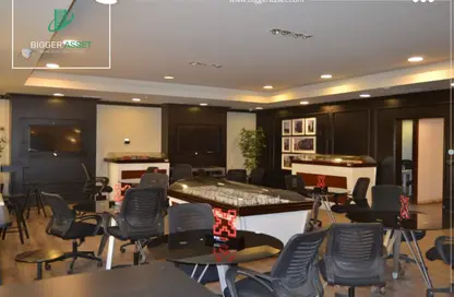 Office Space - Studio - 3 Bathrooms for rent in Bank Center Street - South Teseen St. - The 5th Settlement - New Cairo City - Cairo