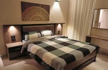 Apartment - 1 Bedroom - 1 Bathroom for rent in Palm Hills Village Gate - South Investors Area - New Cairo City - Cairo