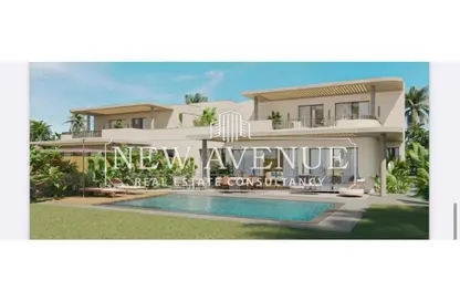 منزل مزدوج - 4 غرف نوم - 5 حمامات للبيع في الماظه باي - قسم مرسي مطروح - الساحل الشمالي