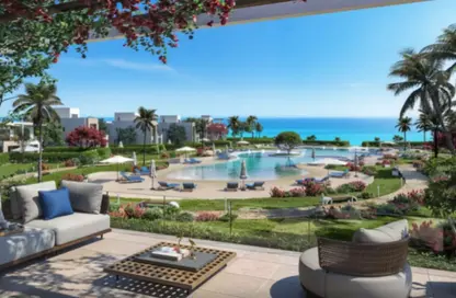 Chalet - 3 Bedrooms - 4 Bathrooms for sale in Ramla Lakeside - Qesm Ad Dabaah - North Coast