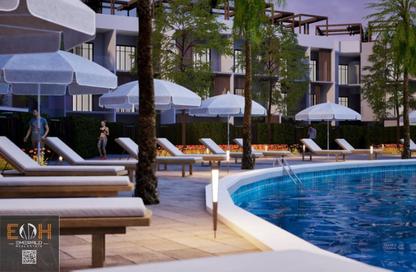 Penthouse - 1 Bedroom - 1 Bathroom for sale in Magawish Resort - Hurghada Resorts - Hurghada - Red Sea