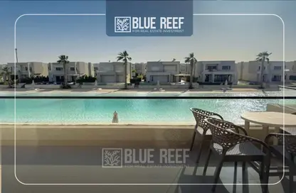 منزل مزدوج - 3 غرف نوم - 3 حمامات للبيع في ازها الساحل الشمالي - راس الحكمة - الساحل الشمالي