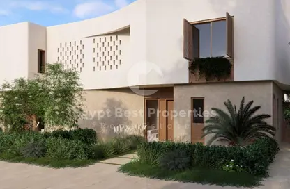 Chalet - 2 Bedrooms - 2 Bathrooms for sale in Ramla Lakeside - Qesm Ad Dabaah - North Coast