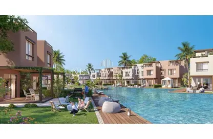 Chalet - 2 Bedrooms - 3 Bathrooms for sale in Hacienda Waters - Qesm Ad Dabaah - North Coast