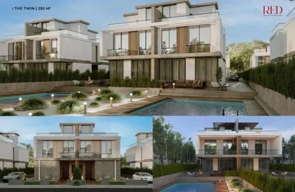 Twin House - 4 Bedrooms - 4 Bathrooms for sale in Red - Mostakbal City Compounds - Mostakbal City - Future City - Cairo