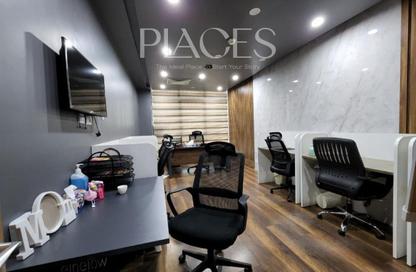 Office Space - Studio - 2 Bathrooms for rent in V90 - North Teseen St. - The 5th Settlement - New Cairo City - Cairo