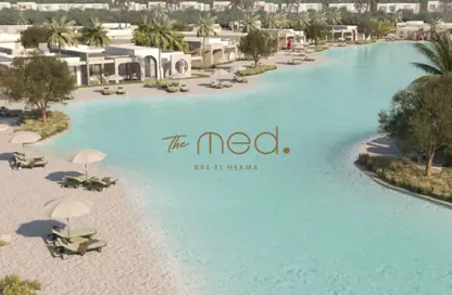 Chalet - 2 Bedrooms - 2 Bathrooms for sale in The Med - Ras Al Hekma - North Coast