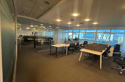 Office Space - Studio - 2 Bathrooms for rent in Bank Center Street - South Teseen St. - The 5th Settlement - New Cairo City - Cairo