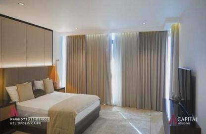 Hotel Apartment - 2 Bedrooms - 2 Bathrooms for sale in Marriott Residence Heliopolis - Almazah - Heliopolis - Masr El Gedida - Cairo
